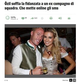 Playboy Özil colpisce ancora: "ruba" la ragazza ad un ex compagno 4