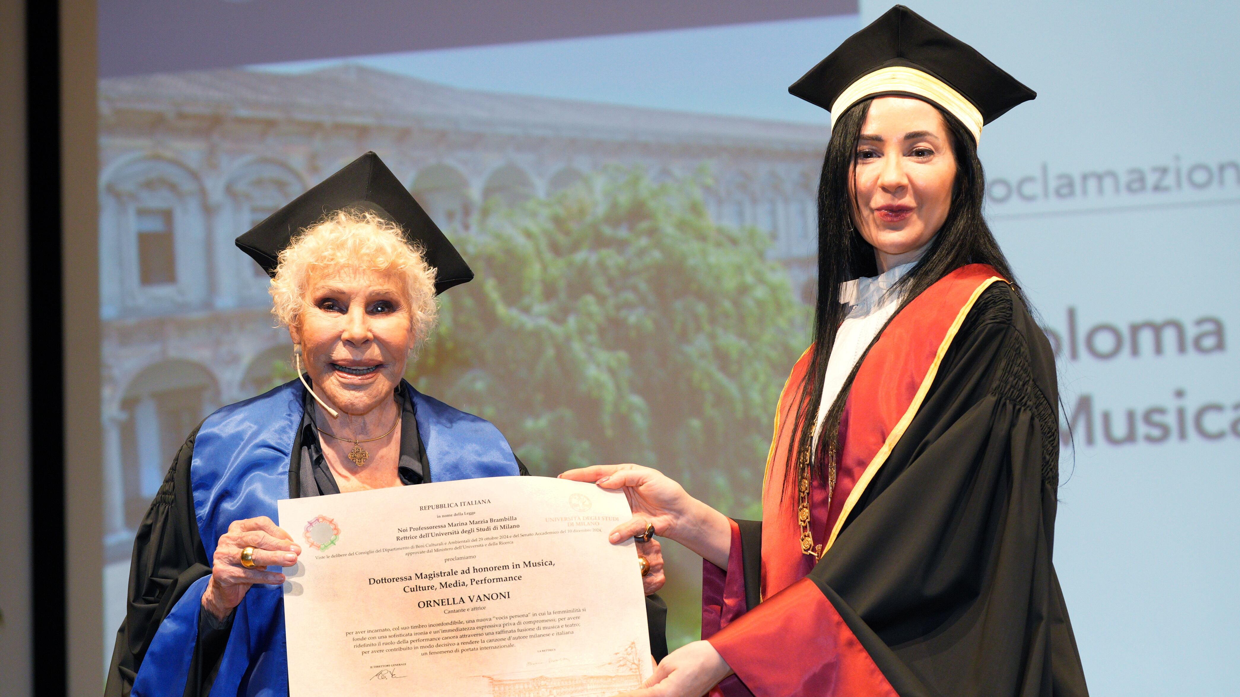 Molta paura, volontà e curiosità. La lezione magistrale di Ornella