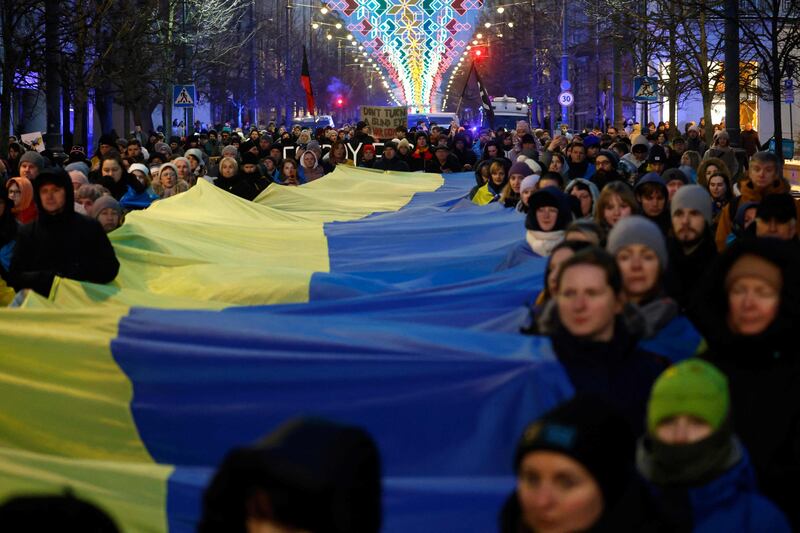 Ucraina, terzo anniversario di guerra. I leader occidentali al cospetto di Zelensly 19