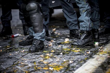 Corteo e scontri contro il Jobs act 2