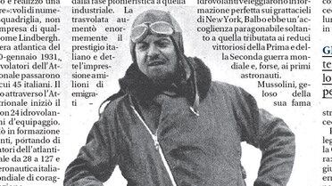 Balbo, aviatore (e governatore) sempre più attuale