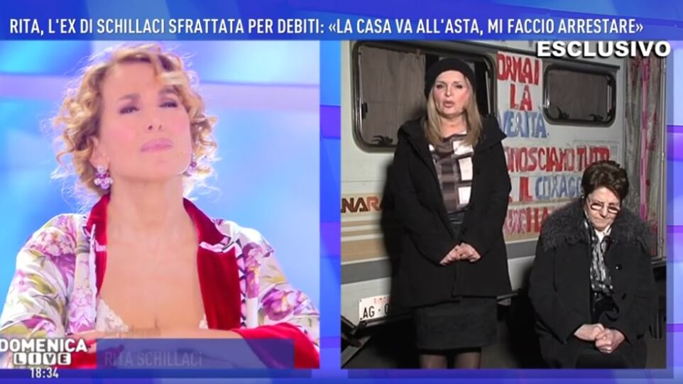 Domenica Live, Rita Schillaci: "Io non do le chiavi della casa. Mi faccio arrestare"