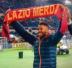 "Lazio M....", l'esordio con gaffe del brasiliano giallorosso Bastos 1