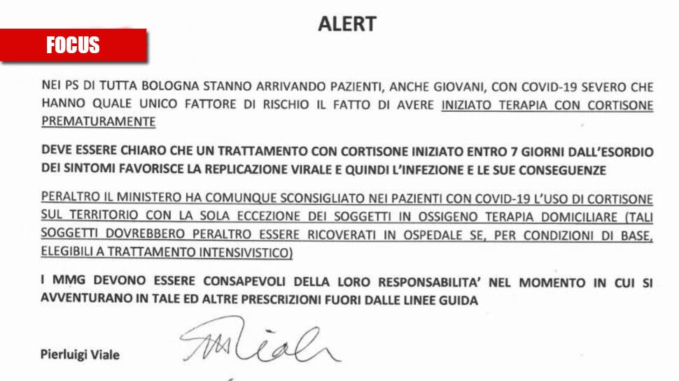 "Terapia prematura rischiosa". La verità sull'alert sul cortisone