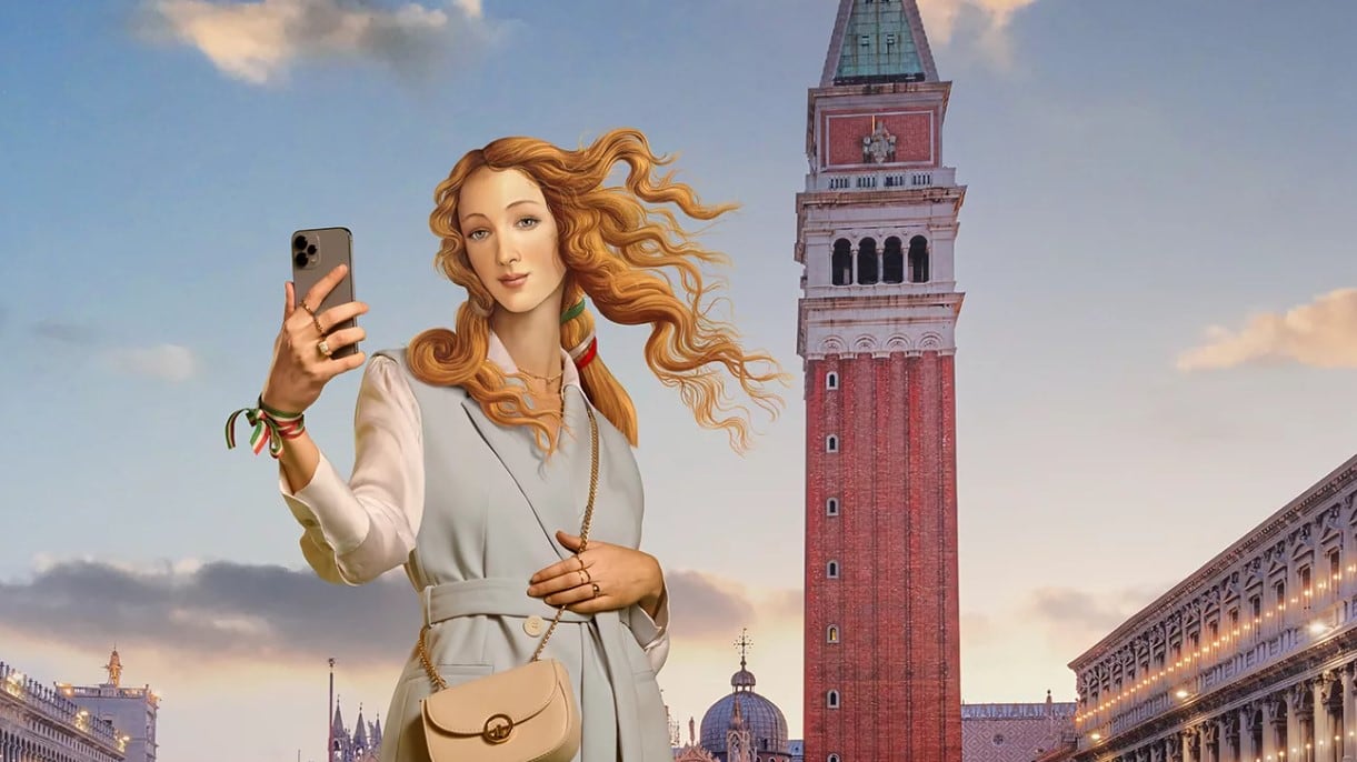 La Venere "Open to meraviglia" già virale sui social