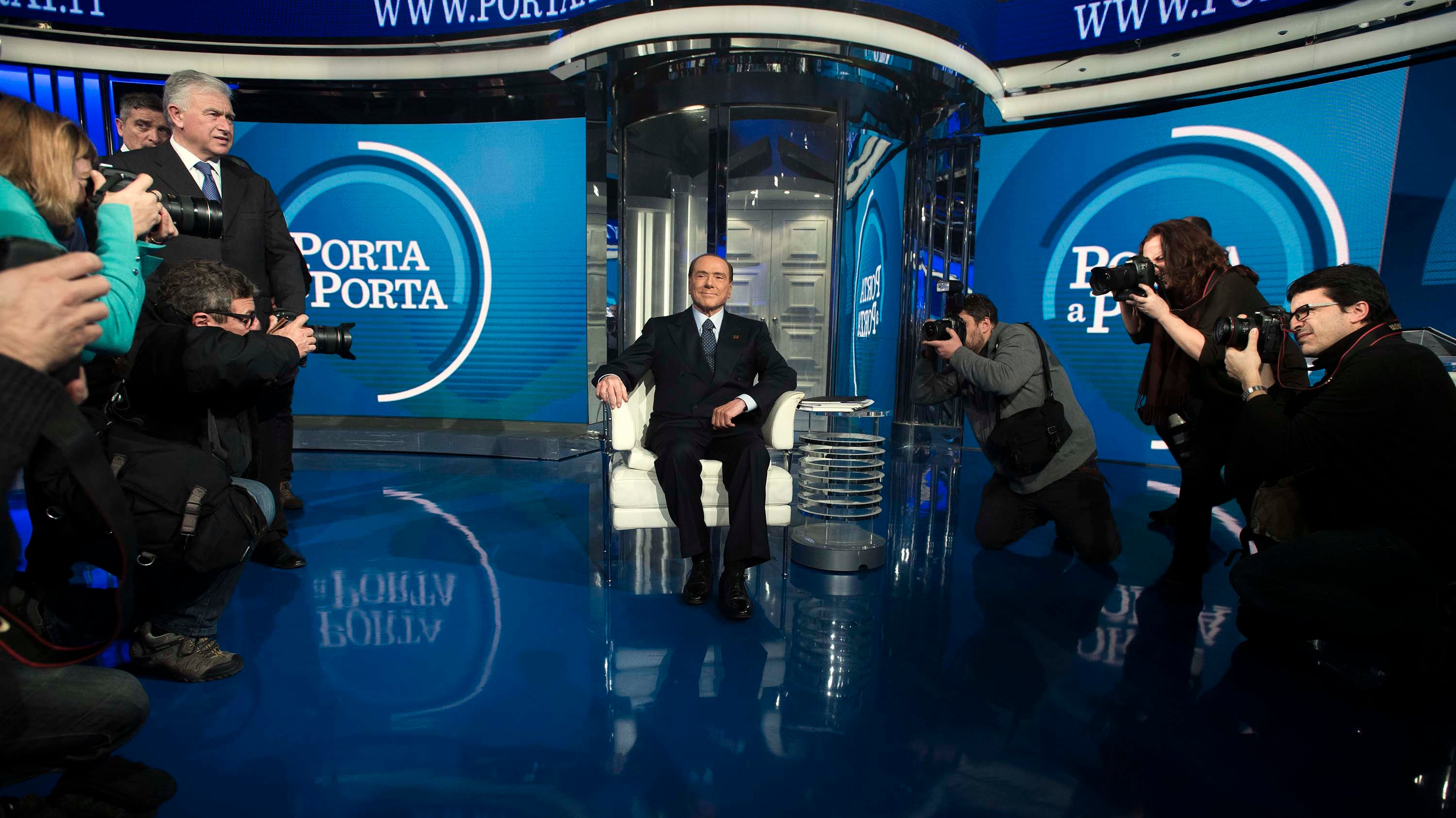 Ascolti boom da Vespa. Il Cavaliere in tv batte Di Maio e Renzi
