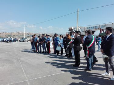 Arrivate a Porto Empedocle le salme delle vittime di Lampedusa 7