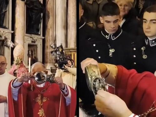 Si ripete il miracolo di San Gennaro: il sangue si è sciolto