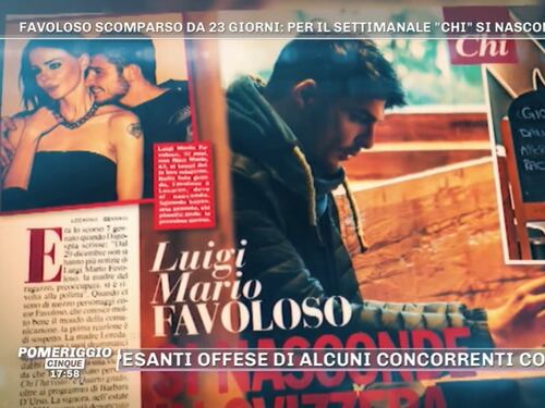 Luigi Mario Favoloso beccato in Svizzera, dopo la scomparsa