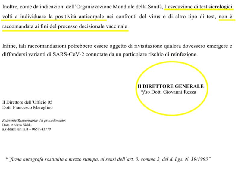circolare vaccini 13 marzo