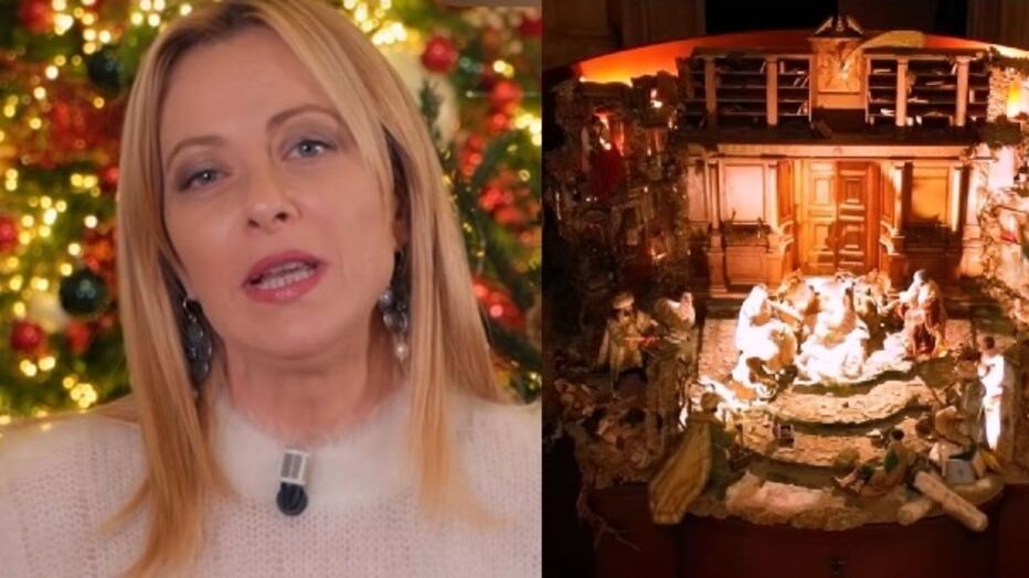 Gli auguri di Giorgia Meloni e la "rivoluzione del presepe"