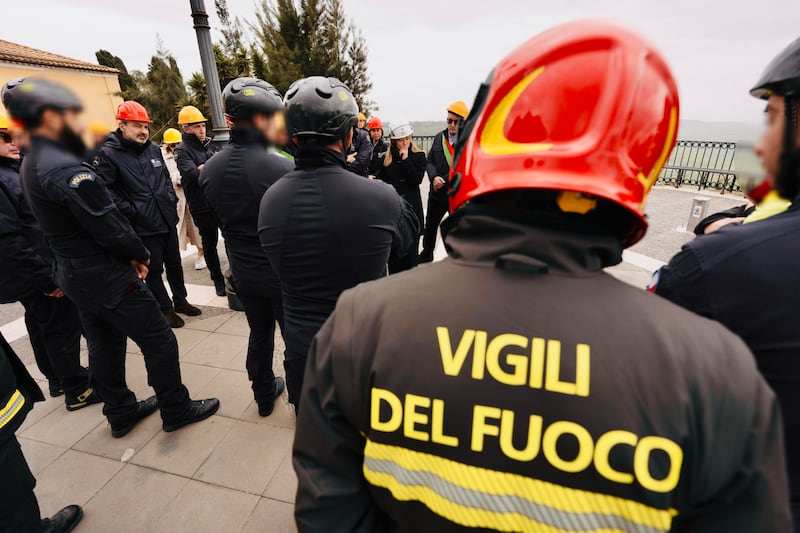 Meloni a Niscemi per il sopralluogo nella zona rossa 18