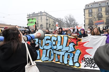 Protesta degli studenti a Napoli  9