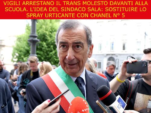La satira del giorno. Il sindaco Sala contro i vigili