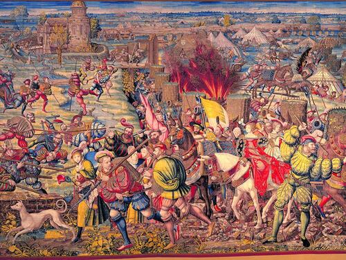 La battaglia di Pavia raccontata dagli Arazzi e dai geni del XVI secolo