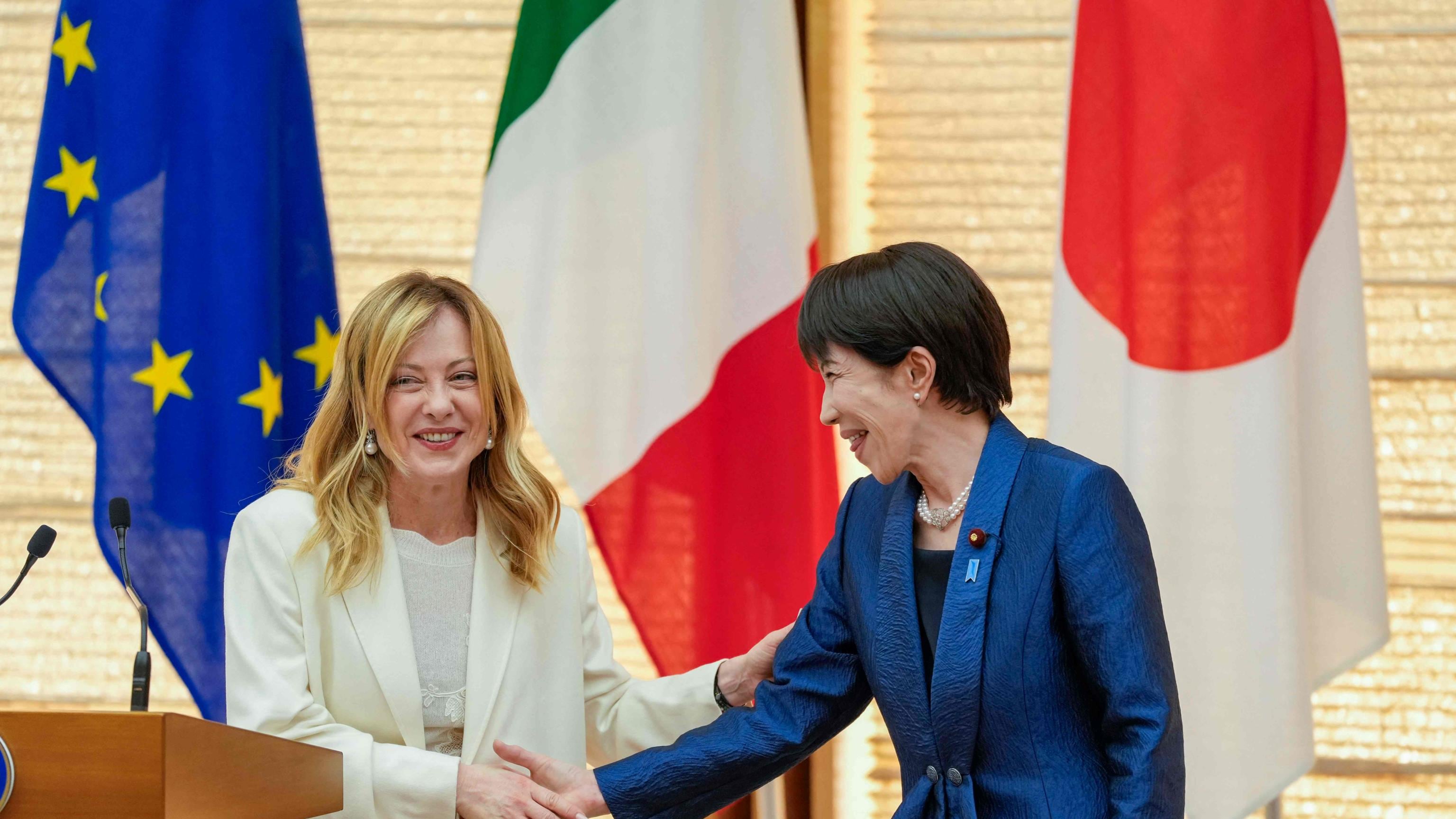 La premier giapponese loda Meloni per Expo
