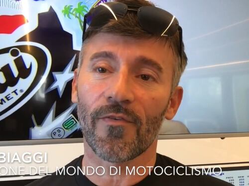 Max Biaggi ricorda l'amico Frizzi: "Provarono a beccarlo con amante"