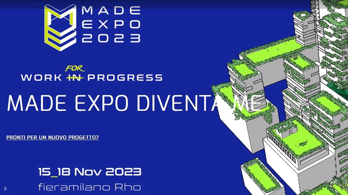 ME MADE expo, l'edilizia del futuro in Fiera Milano