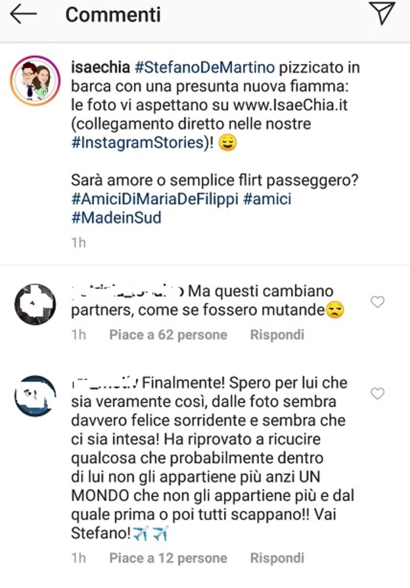 Stefano de Martino social
