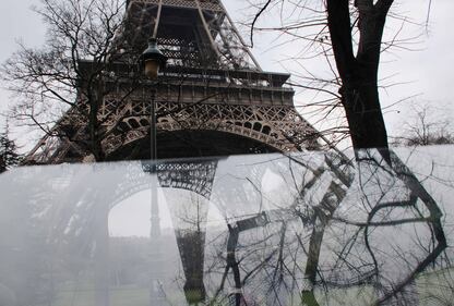 La parete di vetro anti-terrorismo intorno alla Tour Eiffel 4