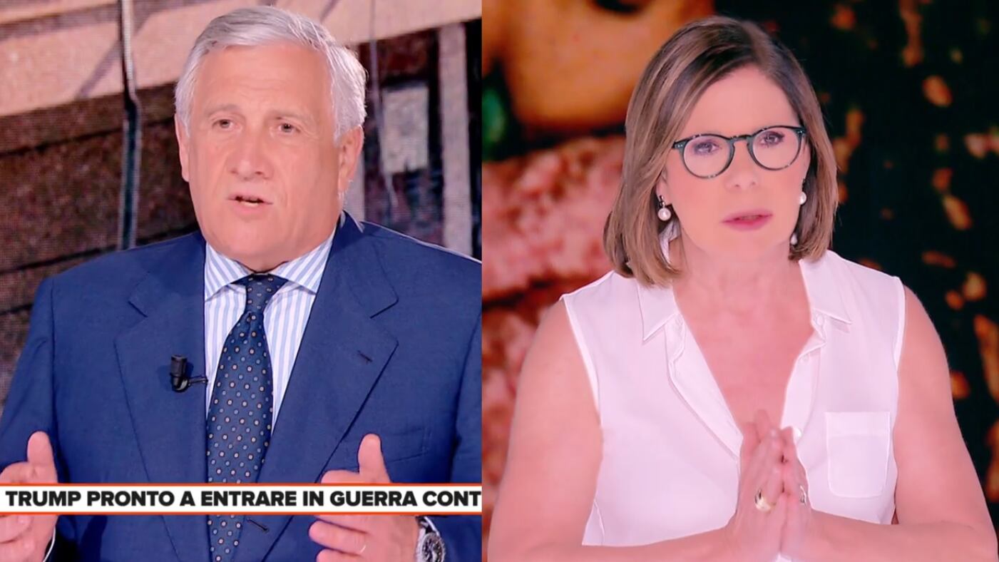 Scontro di fuoco tra Tajani e Bianca Berlinguer: ecco cos'è successo
