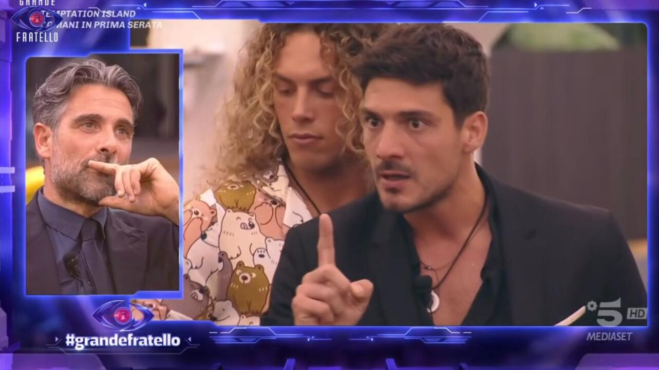 "Levati dai co***oni", "Abbi rispetto". Rissa al Grande Fratello tra Calvani e Spolverato