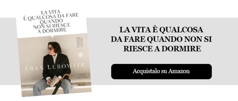 La vita è qualcosa da fare quando non si riesce a dormire