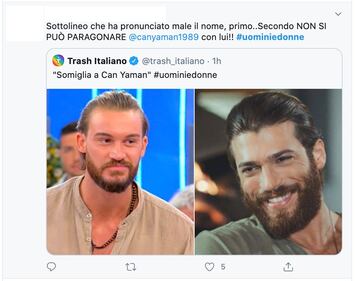 Davide Uomini e Donne e il paragone con Can Yaman che fa insorgere il web 12