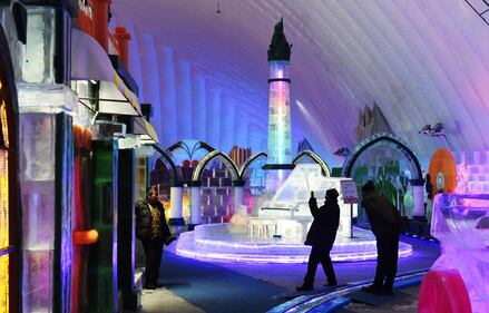 Cina, ecco il parco delle meraviglie ghiacciato 2