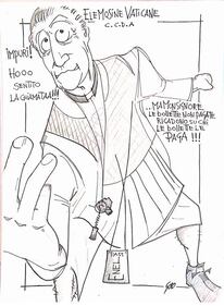 La vignetta del giorno - Elemosine vaticane 1