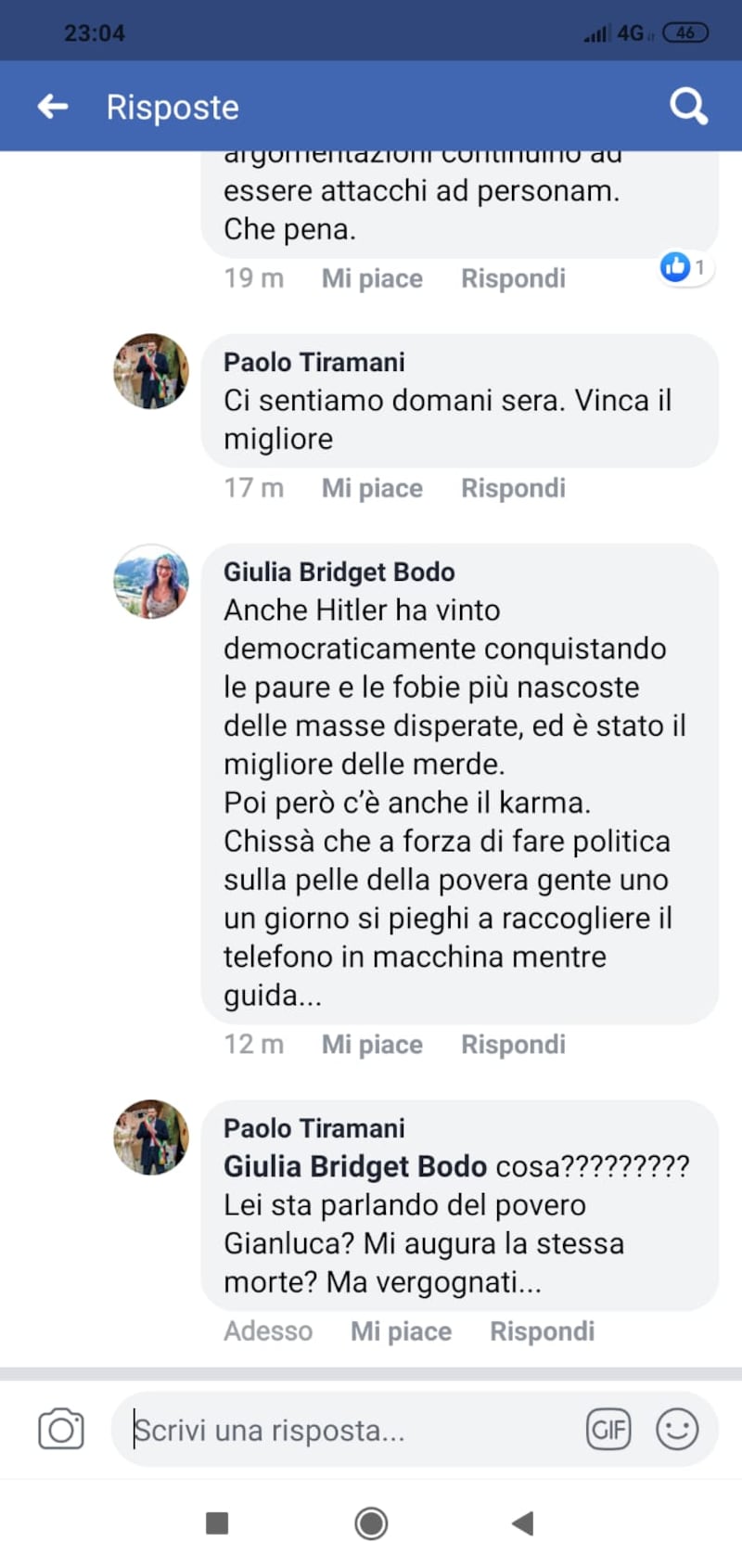 minaccia Tiramani