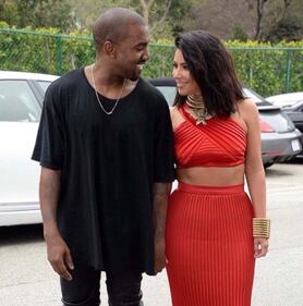 Kim Kardashian foto private con Kanye West 5