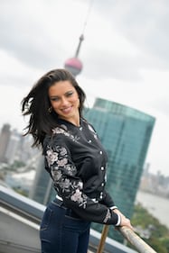 Adriana Lima a Shanghai per Victoria's Secret 5