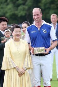 Il principe William  a Londra durante il King Power Royal Charity Polo 5