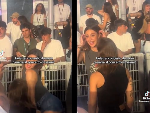 Belen scatenata al concerto di Marracash: scoppia la polemica social