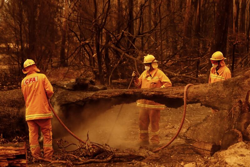 Incendi in Australia, il cielo si tinge di arancione 9
