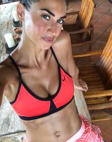 Melissa Satta, l'allenamento è sexy 9