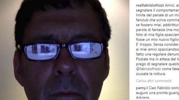 Lo sfogo di Frizzi su Instagram 4 giorni prima del malore