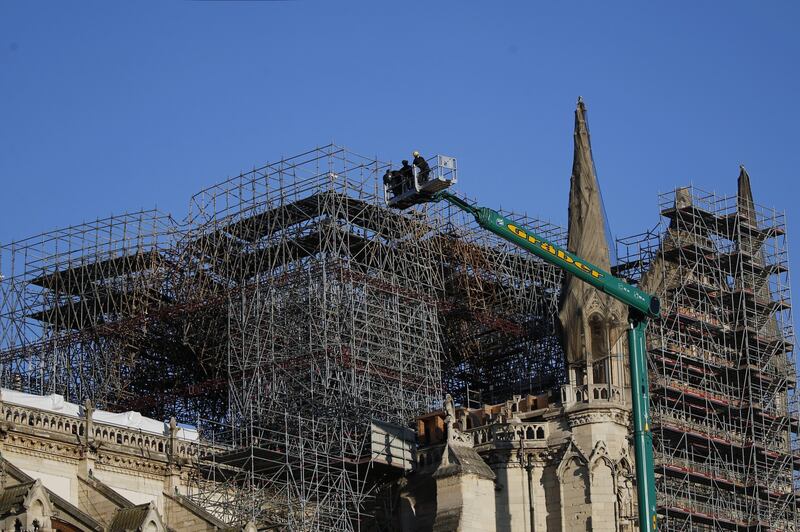 I lavori della Cattedrale di Notre Dame 6