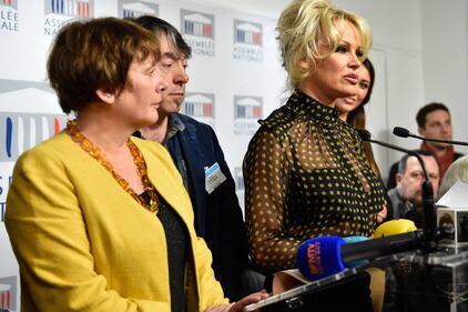 Pamela Anderson contro il foie gras 19