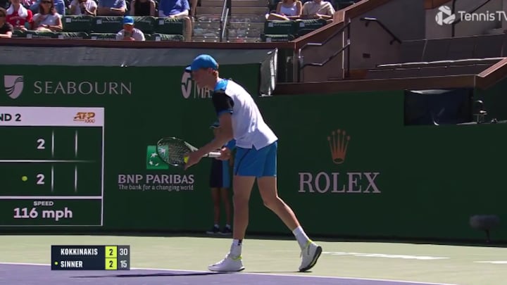 Indian Wells, Sinner travolge Kokkinakis e vola al terzo turno