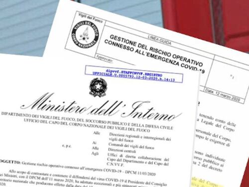Vigili del fuoco a rischio contagio: "Non abbiamo le mascherine"