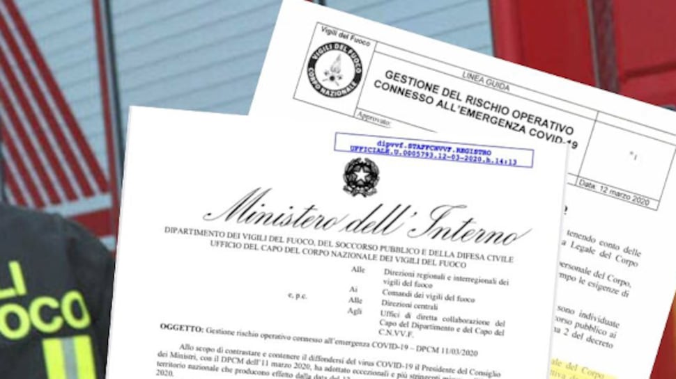 Vigili del fuoco a rischio contagio: "Non abbiamo le mascherine"