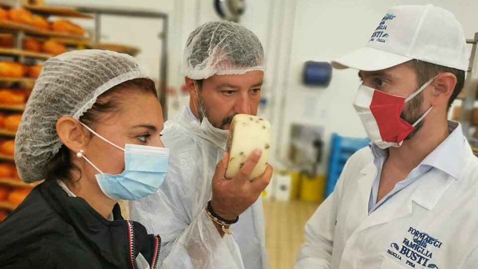Capre rosse contro il pecorino sovranista