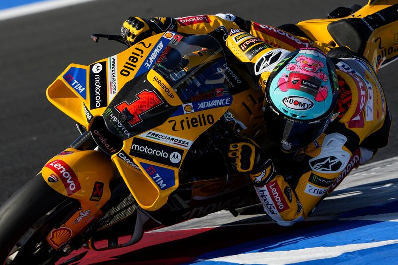 Bagnaia in giallo: lo splendido omaggio alla storia della Ducati 6