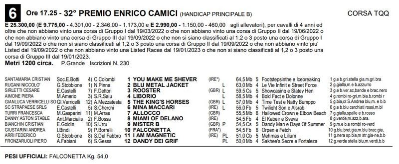 Corse cavalli 19/3/23