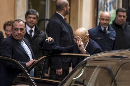 Napolitano lascia il Quirinale 3