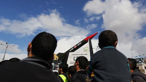 Inaugurato a Gaza City il monumento al razzo "m75" 3