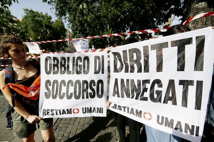 Protesta contro gli sgomberi a Roma 11