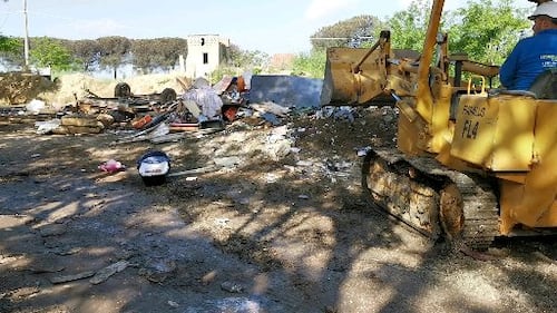 Campo rom smantellato nel Napoletano 1